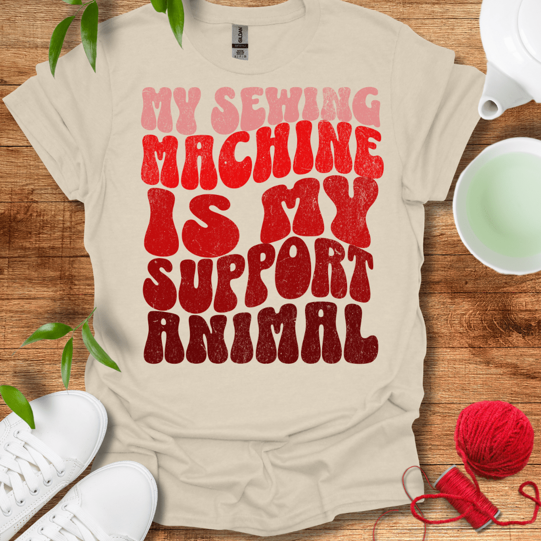 Sewing Support Animal T-Shirt