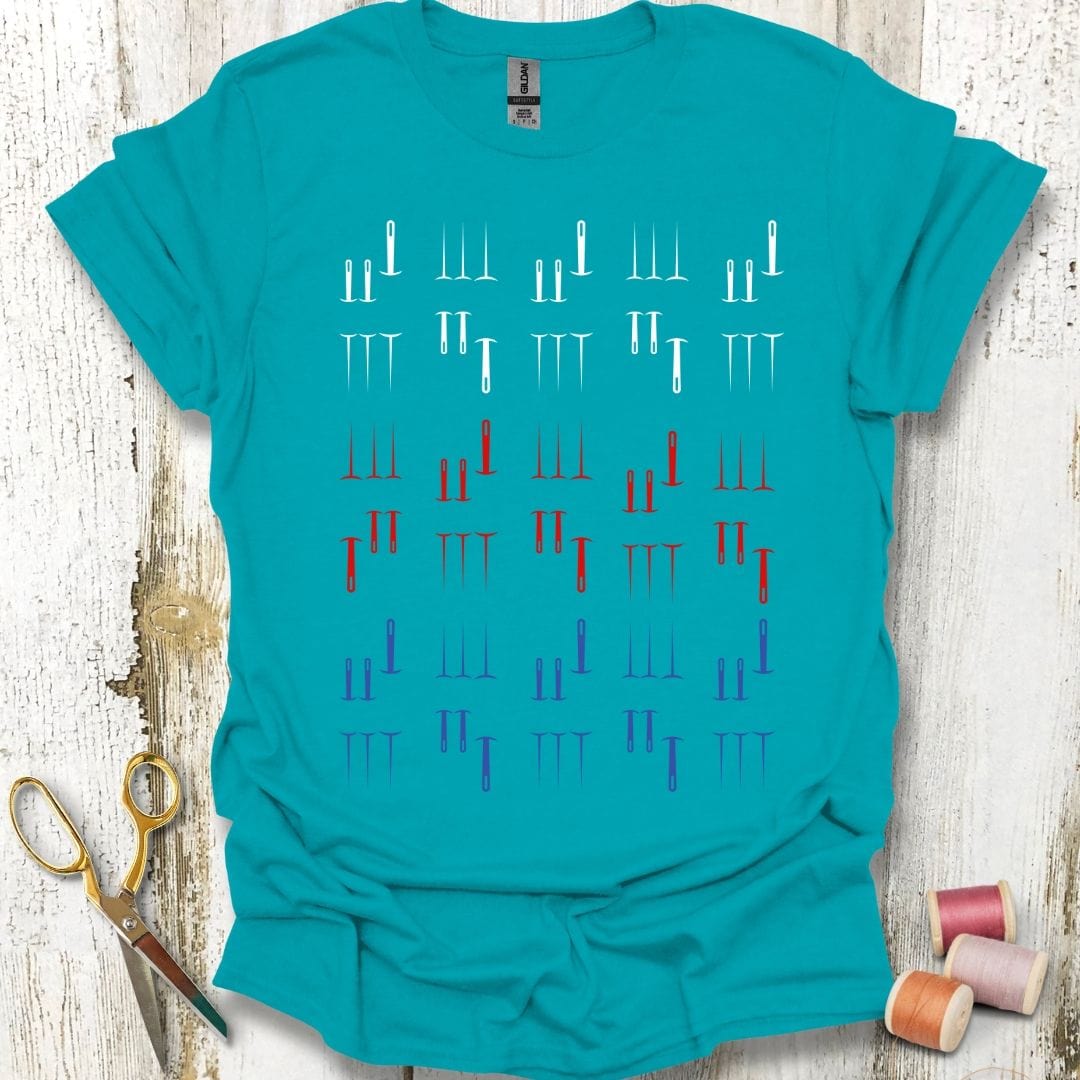 Sewing Needle Grid T-Shirt