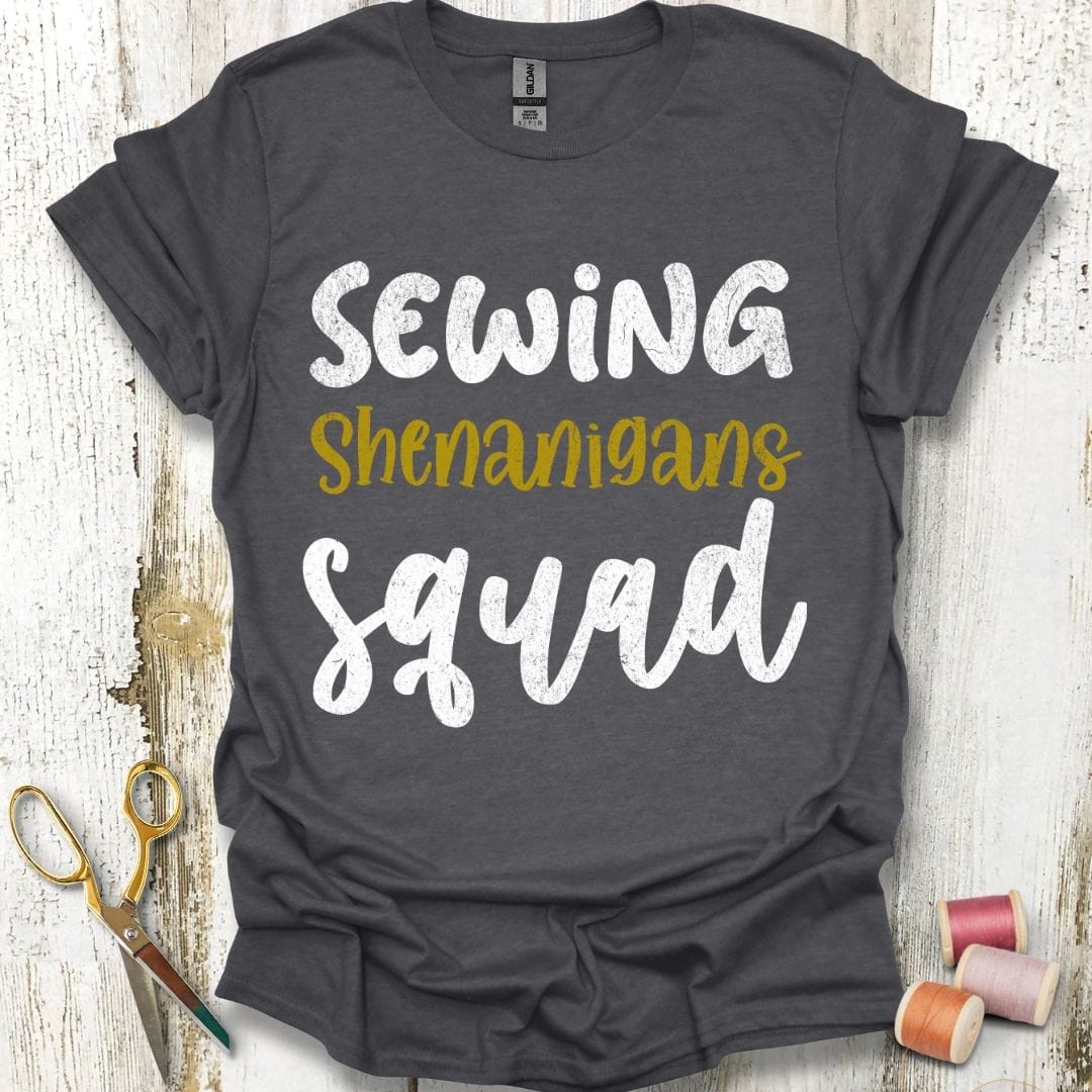 Sewing Shenanigans Squad White T-Shirt