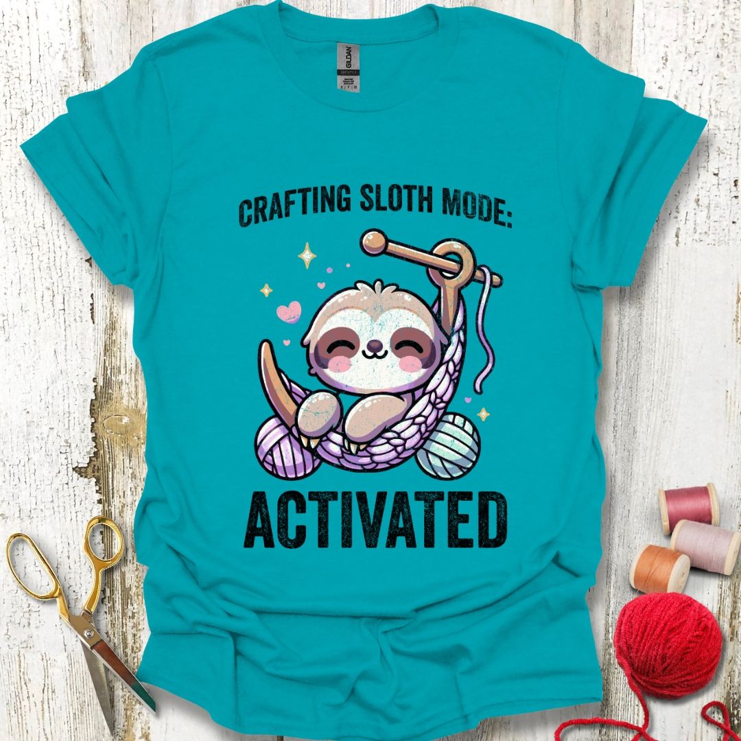 Funny Crafting Sloth T-Shirt