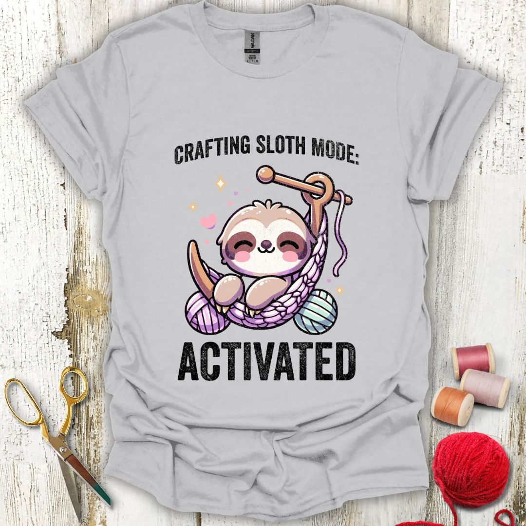 Funny Crafting Sloth T-Shirt