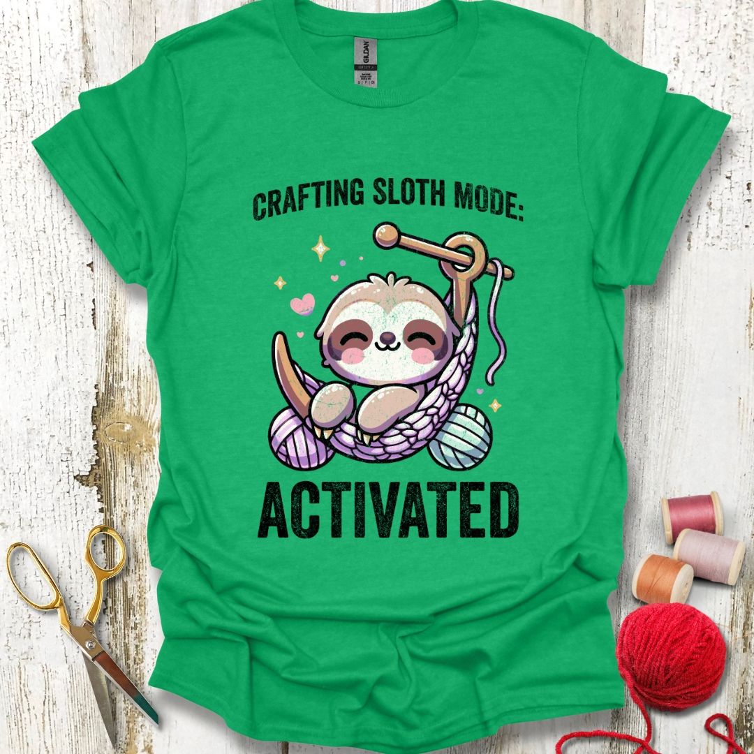 Funny Crafting Sloth T-Shirt