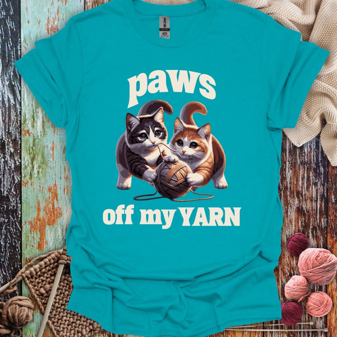 Funny Cat Yarn T-Shirt