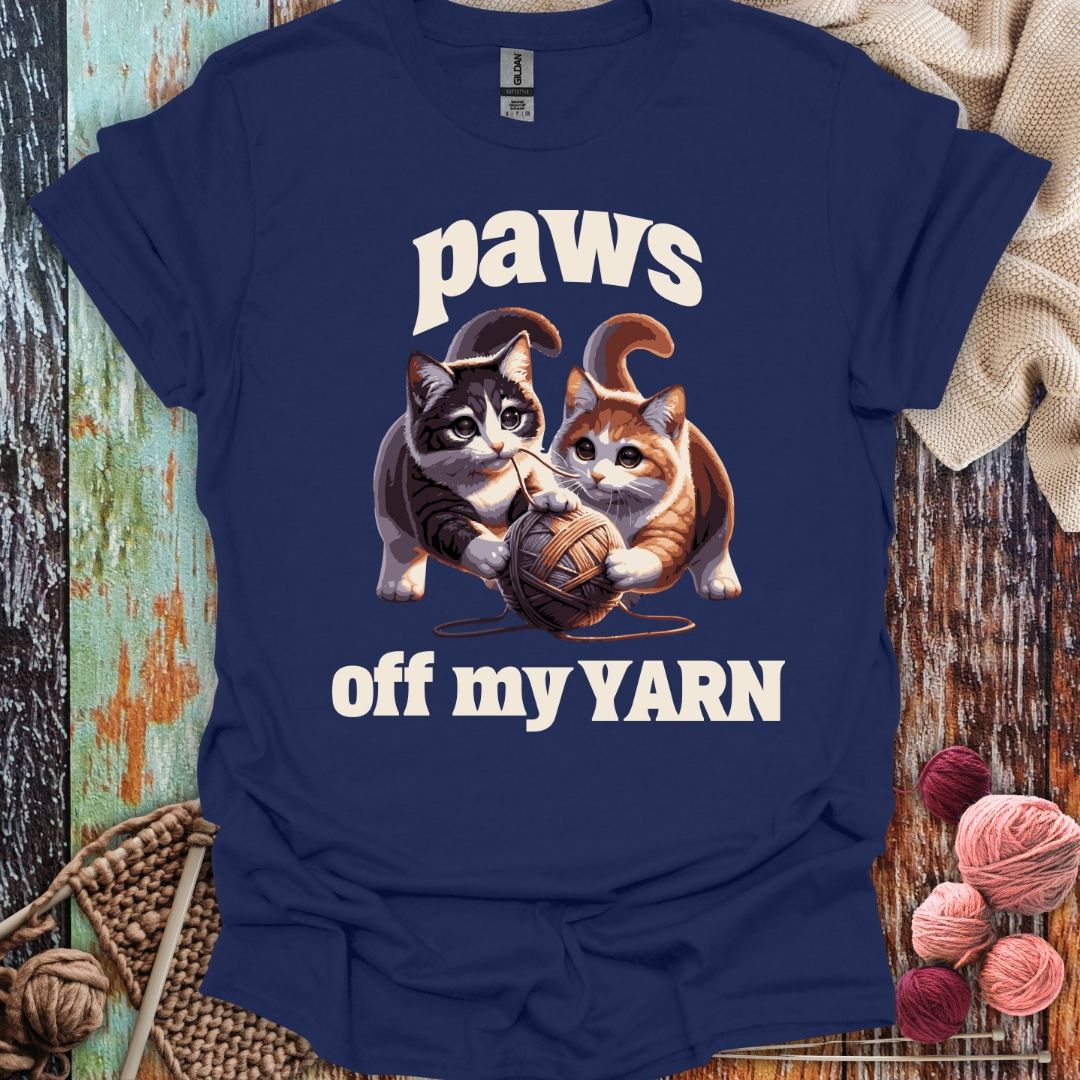 Funny Cat Yarn T-Shirt