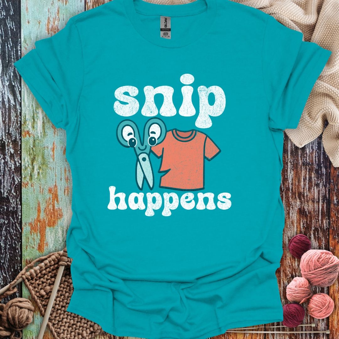 Funny Snip Happens T-Shirt