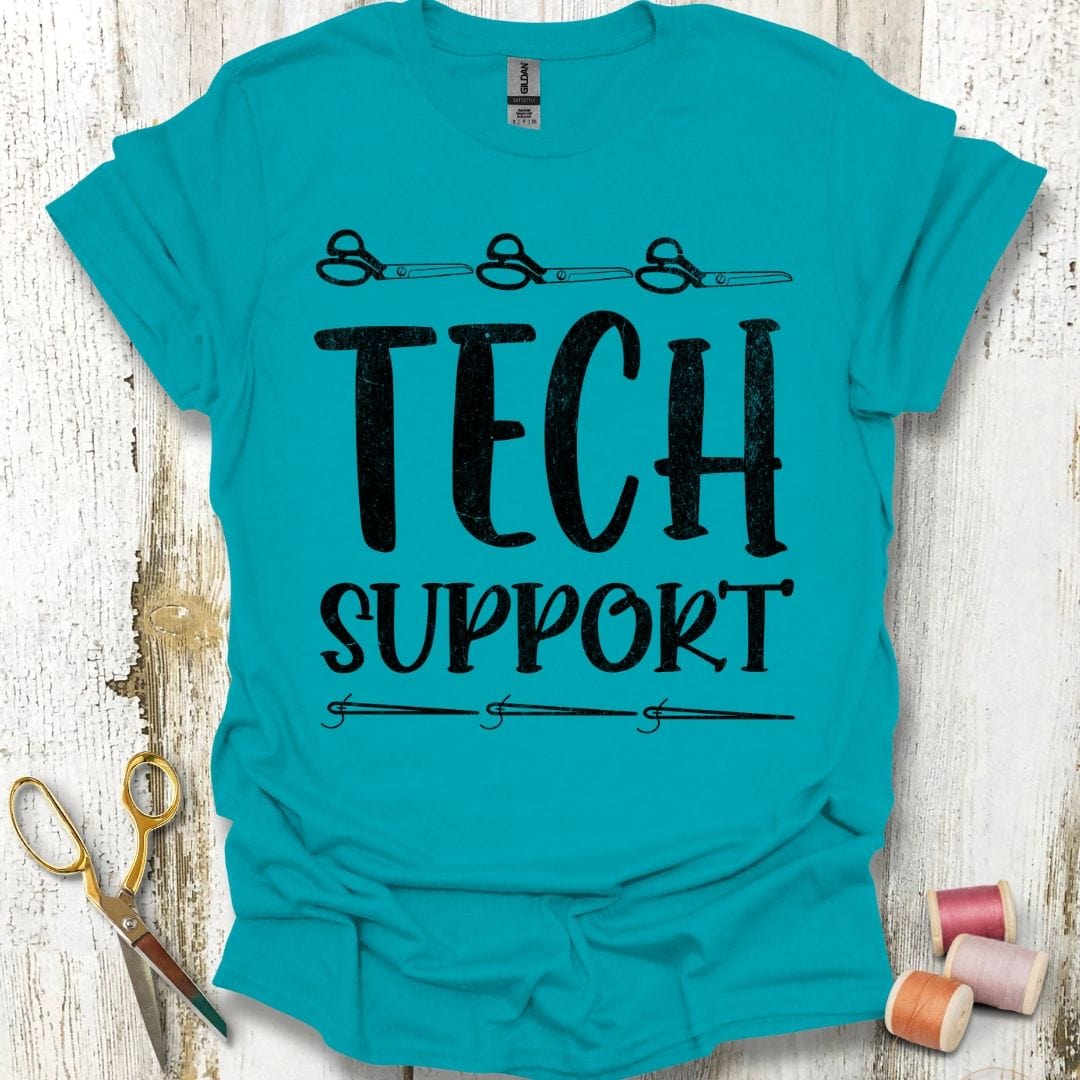 Tech Support For Sewing T-Shirt