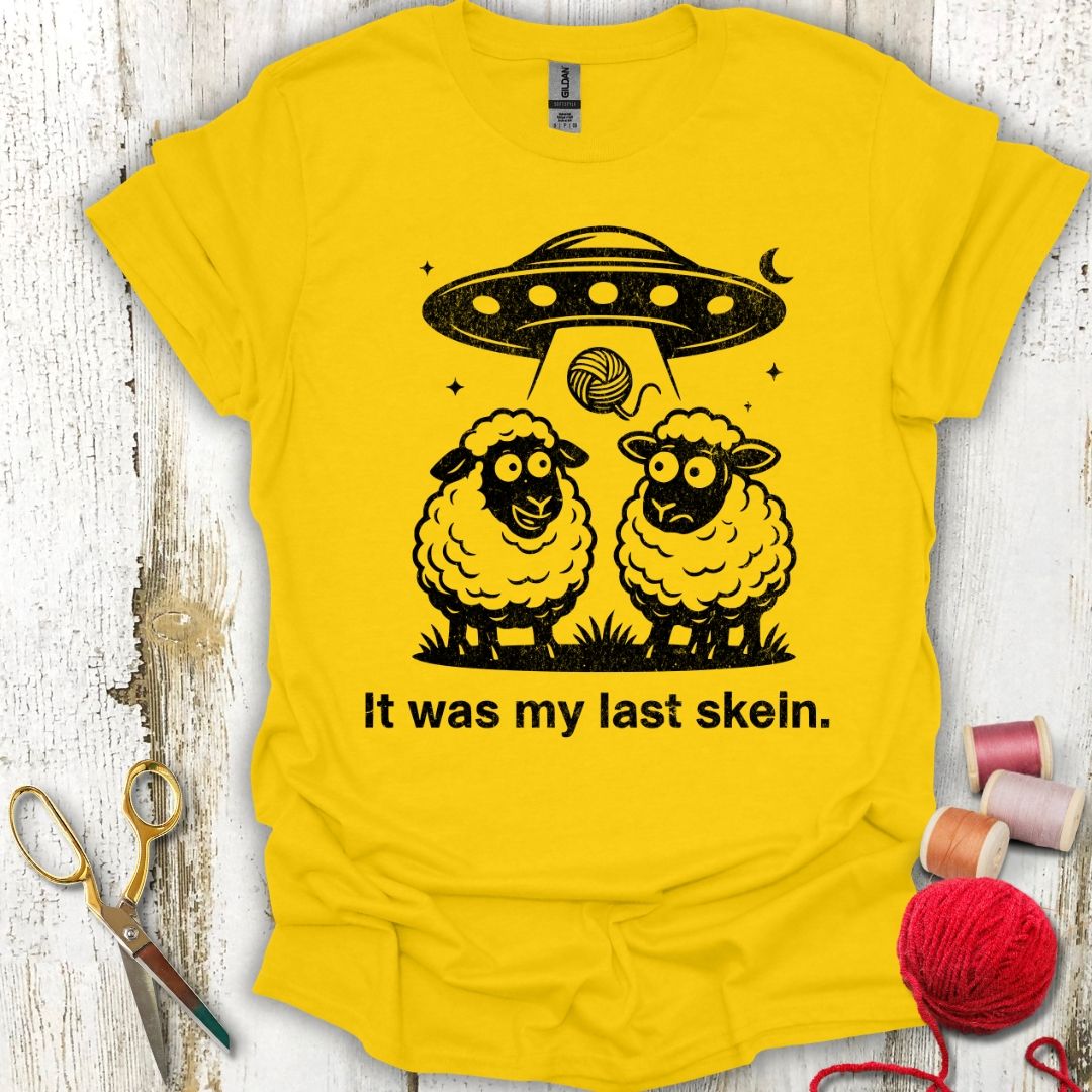 Funny Yarn UFO Abduction T-Shirt