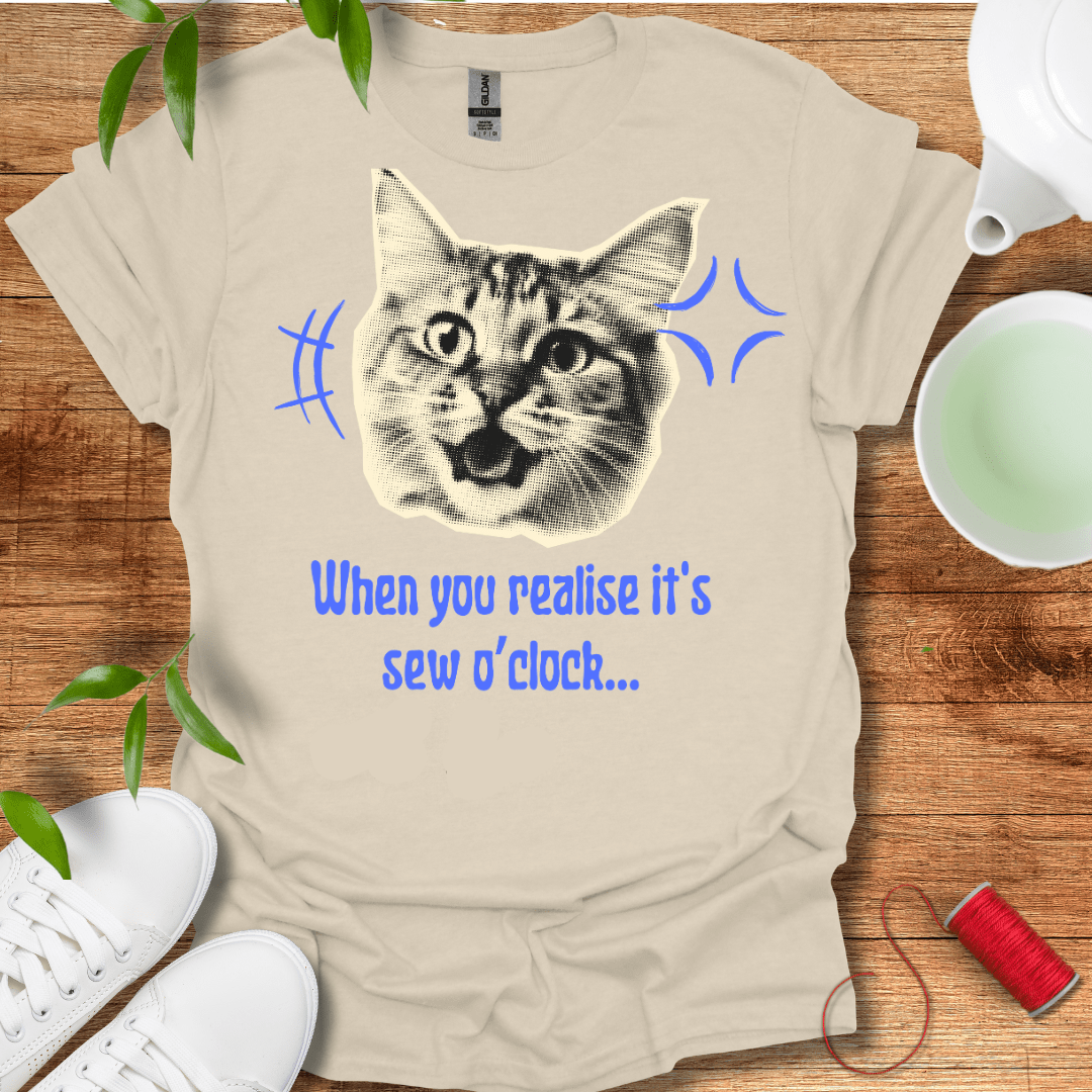 Sewing Cat T-Shirt