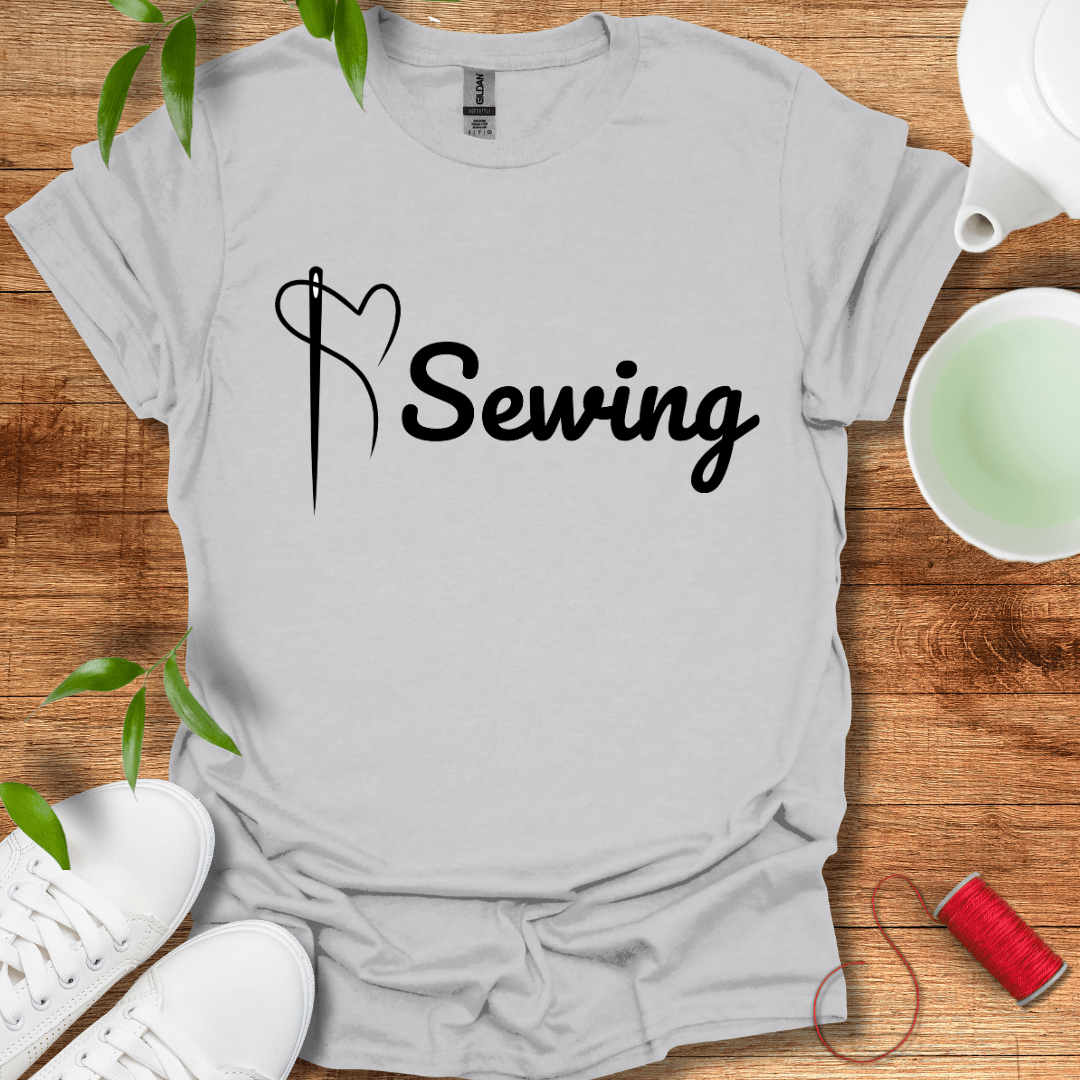 I Heart Sewing Tee