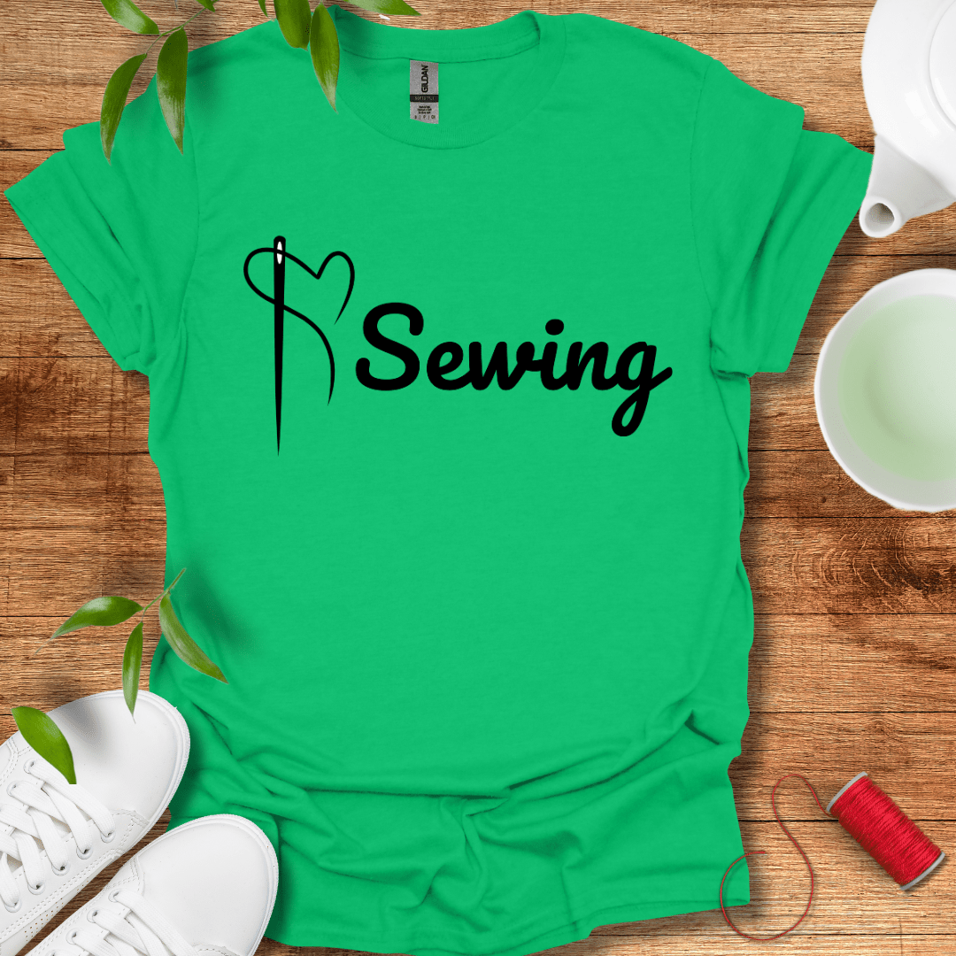 I Heart Sewing Tee