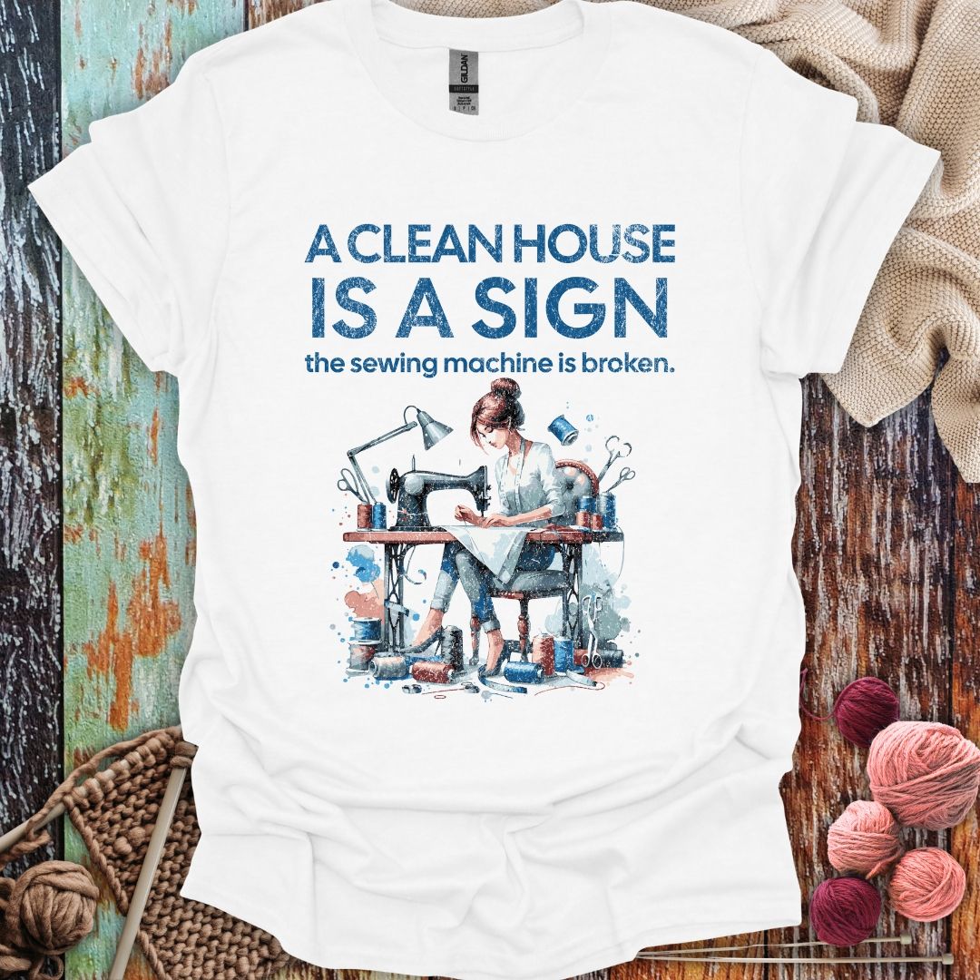 Broken Sewing Machine Signs T-Shirt