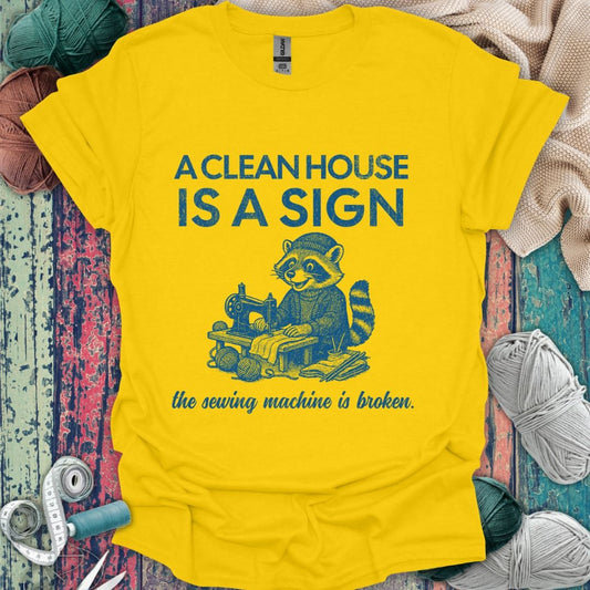 Funny Sewing And Cleaning T-Shirt