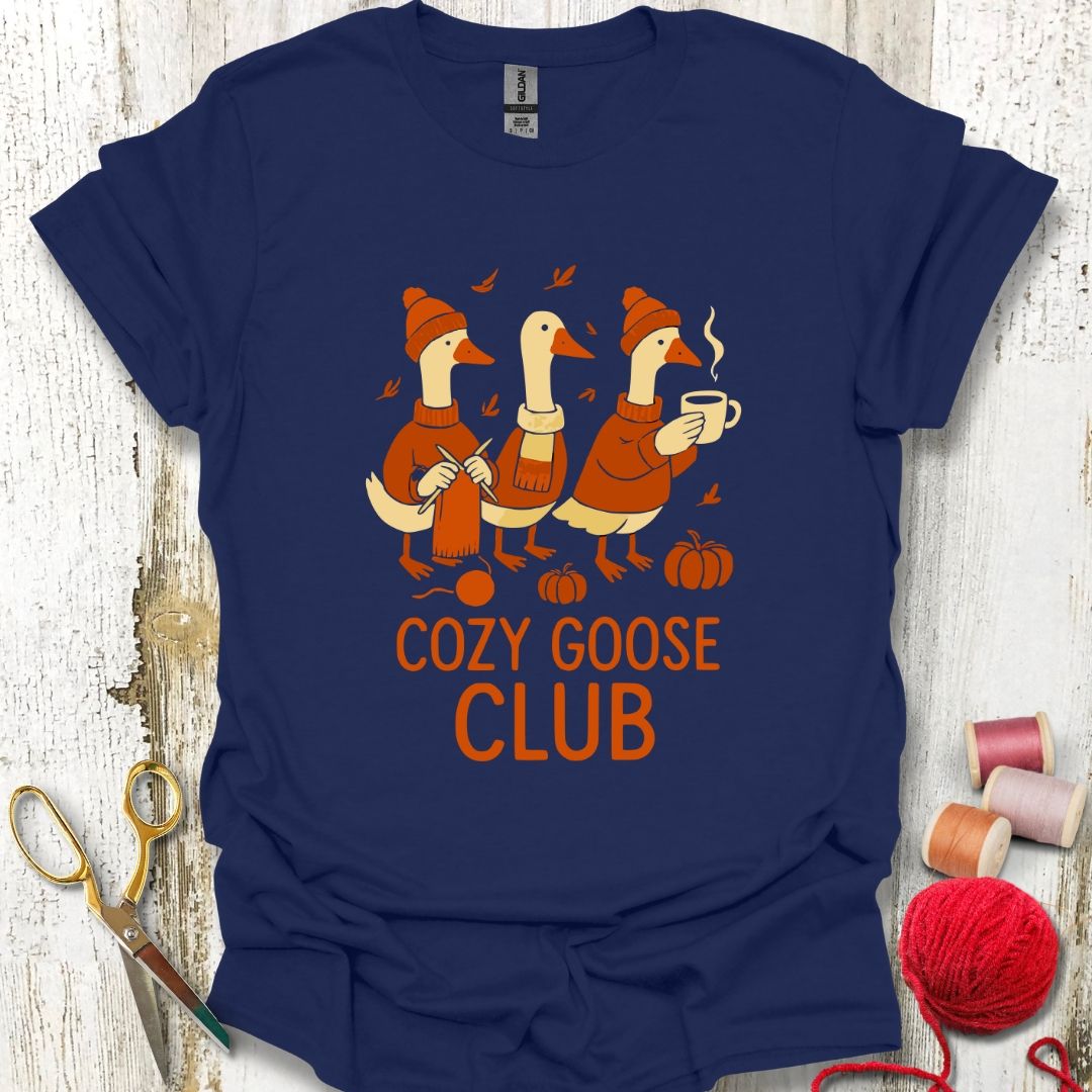 Cozy Goose Knitting Club T-Shirt
