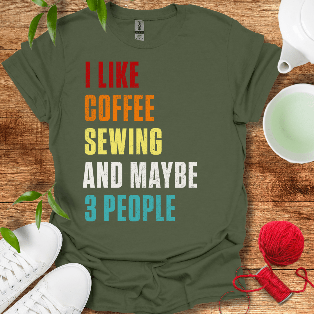 Coffee And Sewing Tee