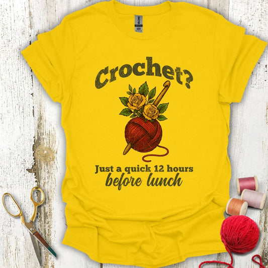 Funny Crochet Before Lunch T-Shirt