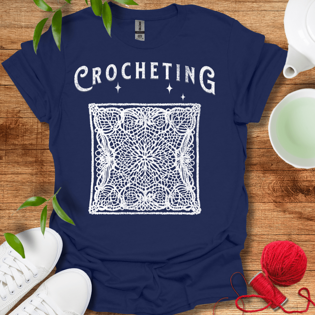 Vintage Crocheting Tee