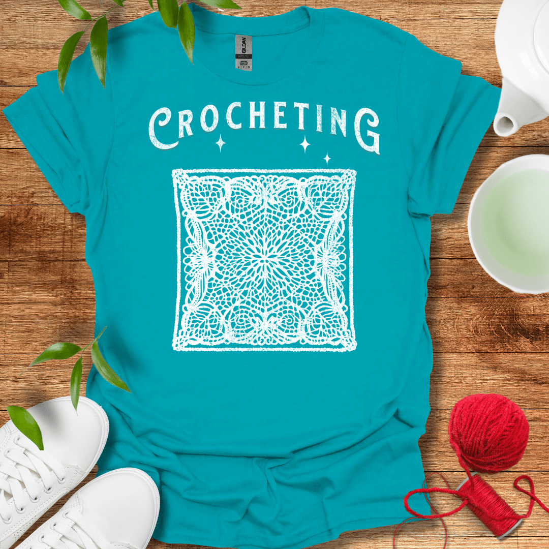 Vintage Crocheting Tee