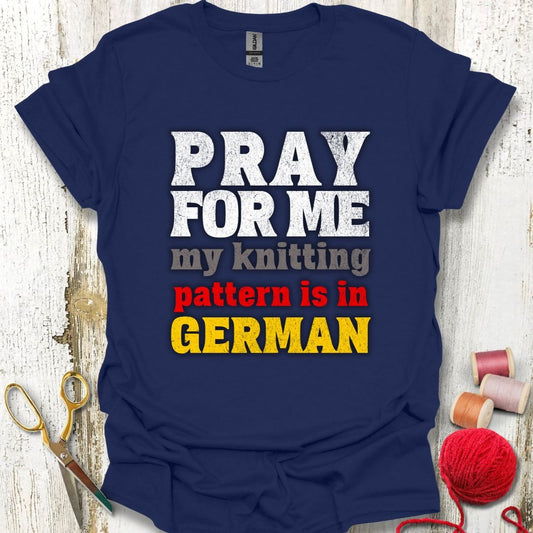 Funny German Knitting Pattern T-Shirt