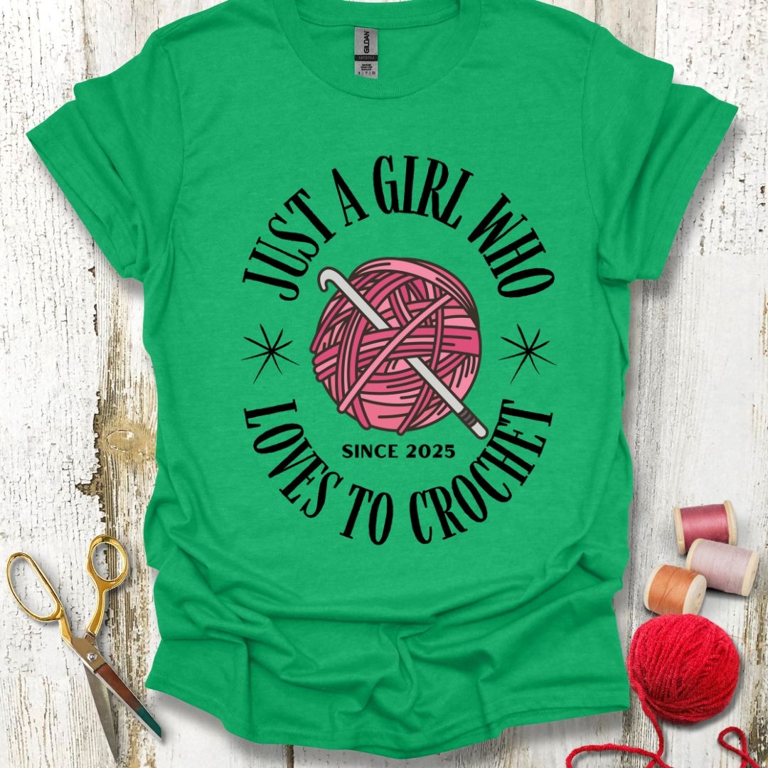 A Girl Loves Crochet T-Shirt