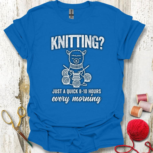Knitting Every Morning T-Shirt
