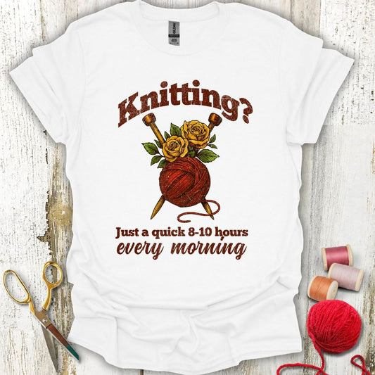 Funny Quick Knitting T-Shirt