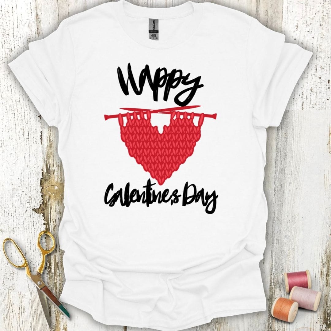 Knitting Galentine's Day T-Shirt