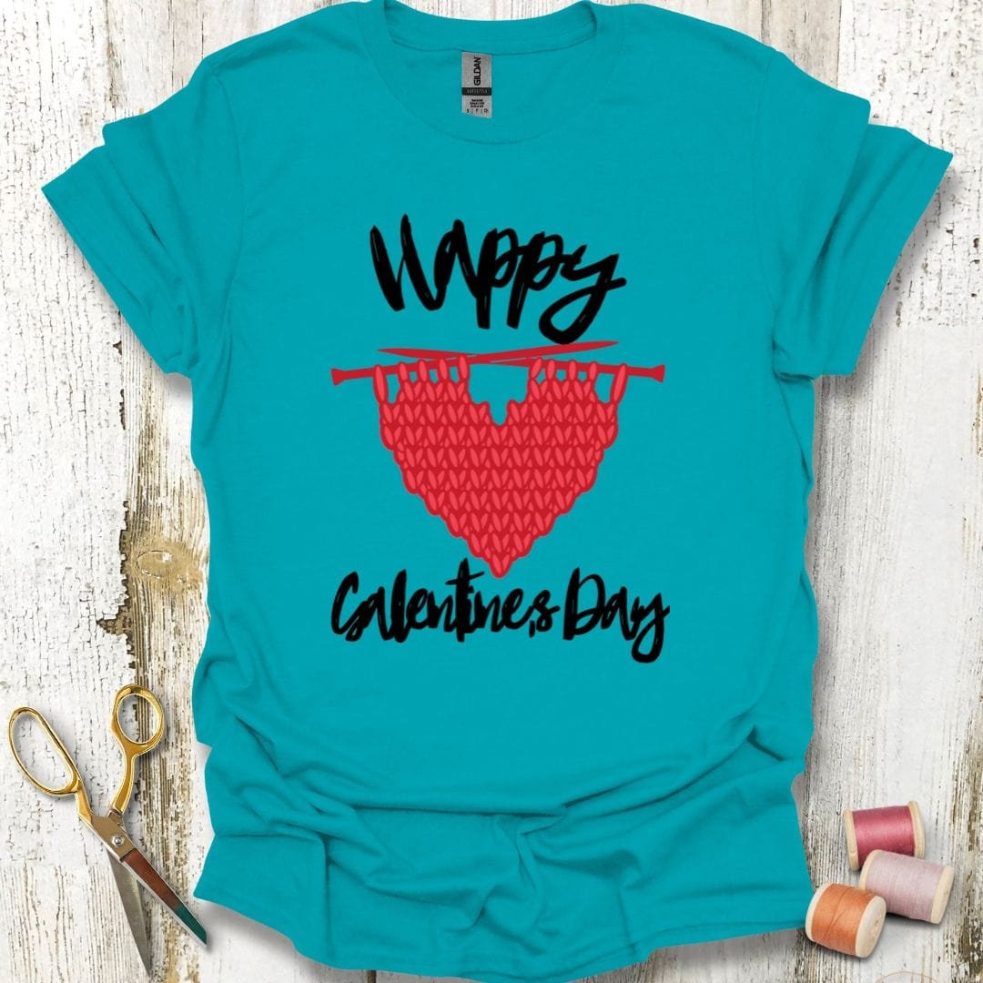 Knitting Galentine's Day T-Shirt