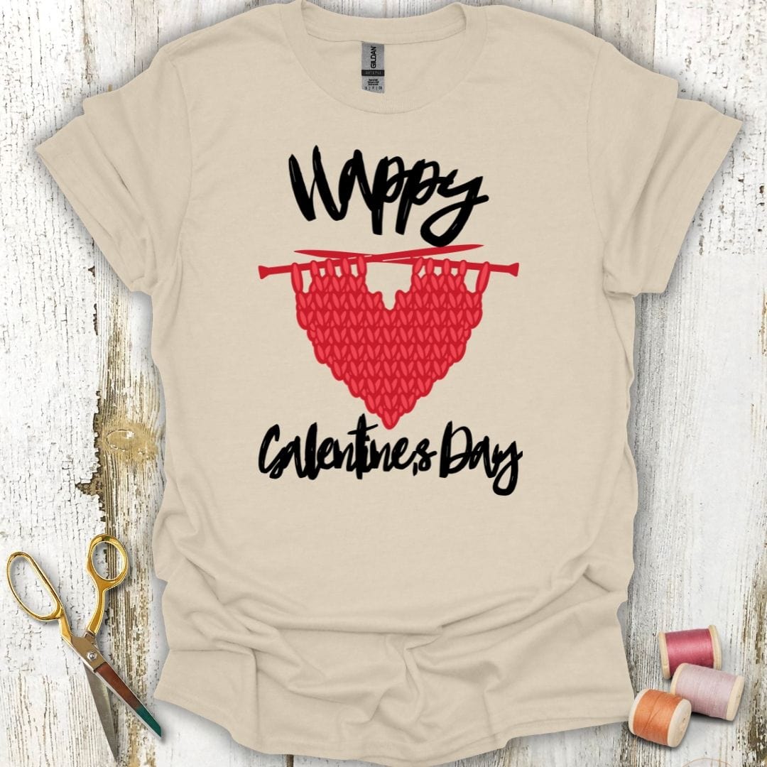 Knitting Galentine's Day T-Shirt