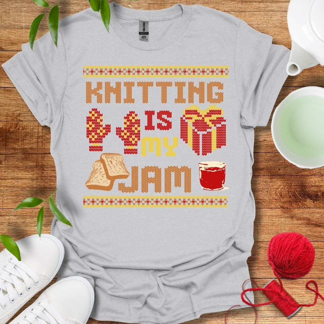 Knitting Is My Jam Tee