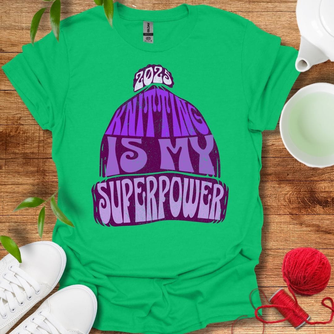 Knitting Superpower Tee