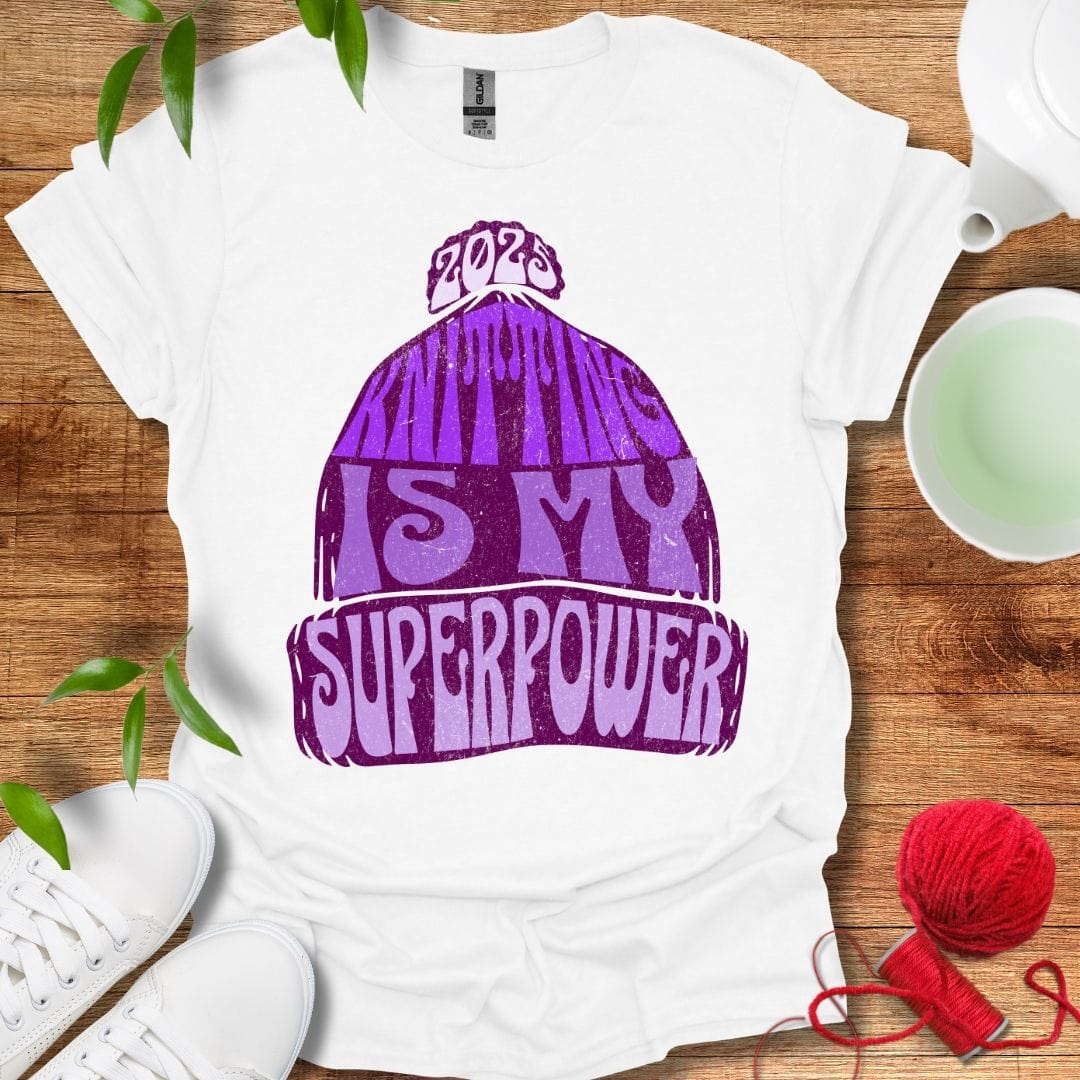 Knitting Superpower Tee