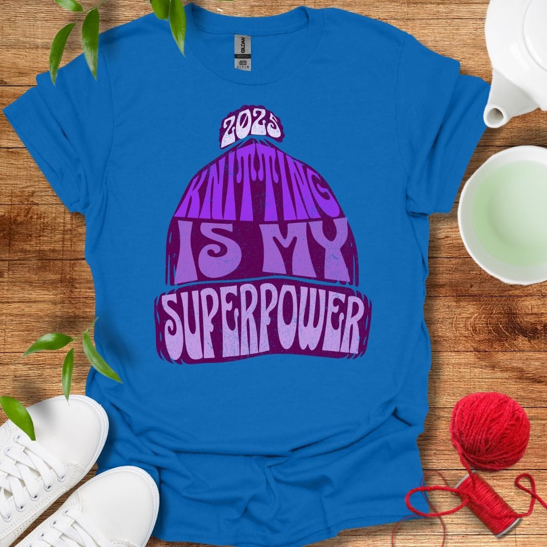 Knitting Superpower Tee