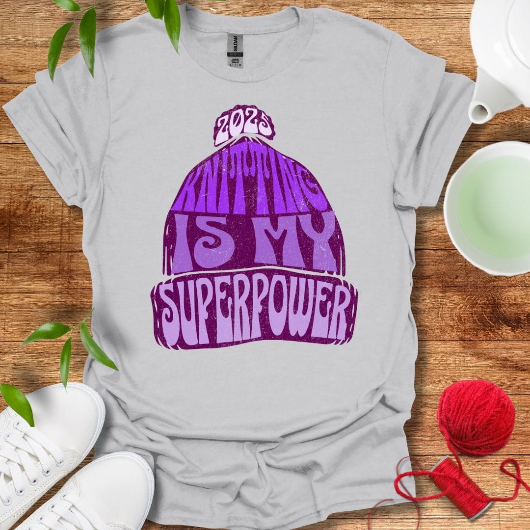 Knitting Superpower Tee