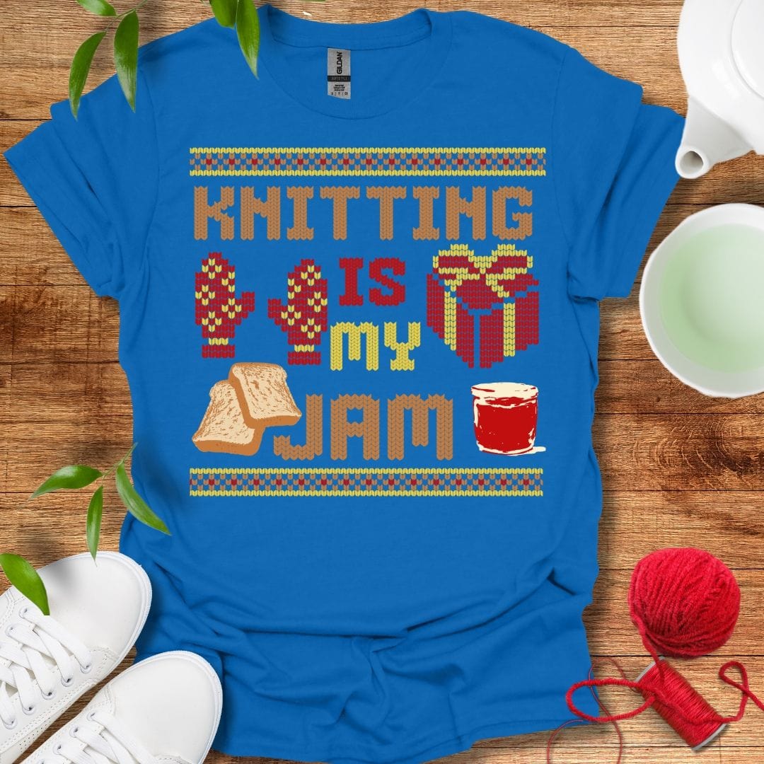 Knitting Is My Jam Tee