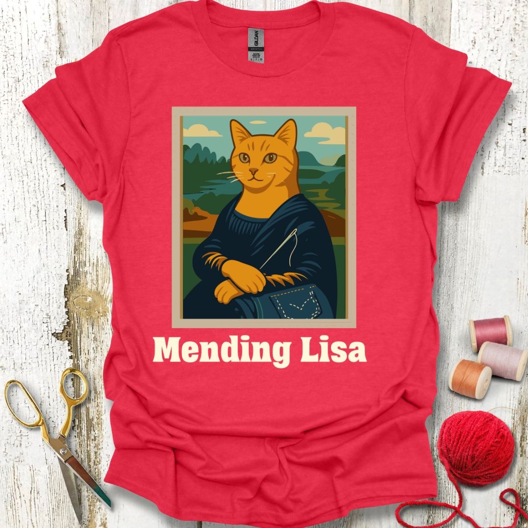 Funny Mending Cat T-Shirt