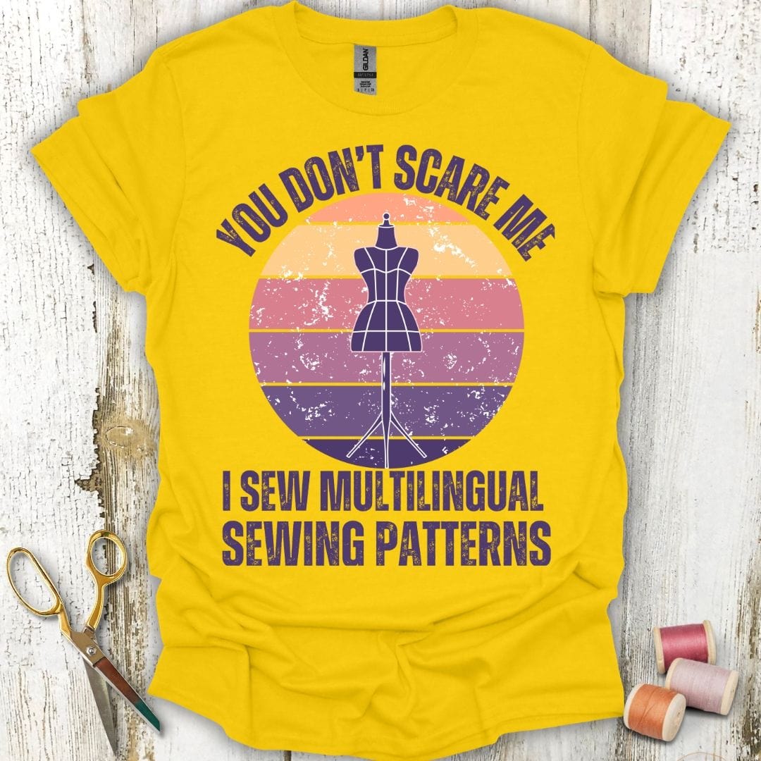 Multilingual Sewing Patterns T-Shirt