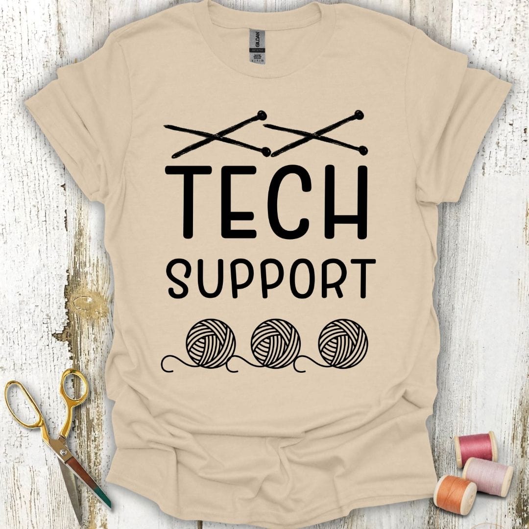 Tech Support Knitting T-Shirt