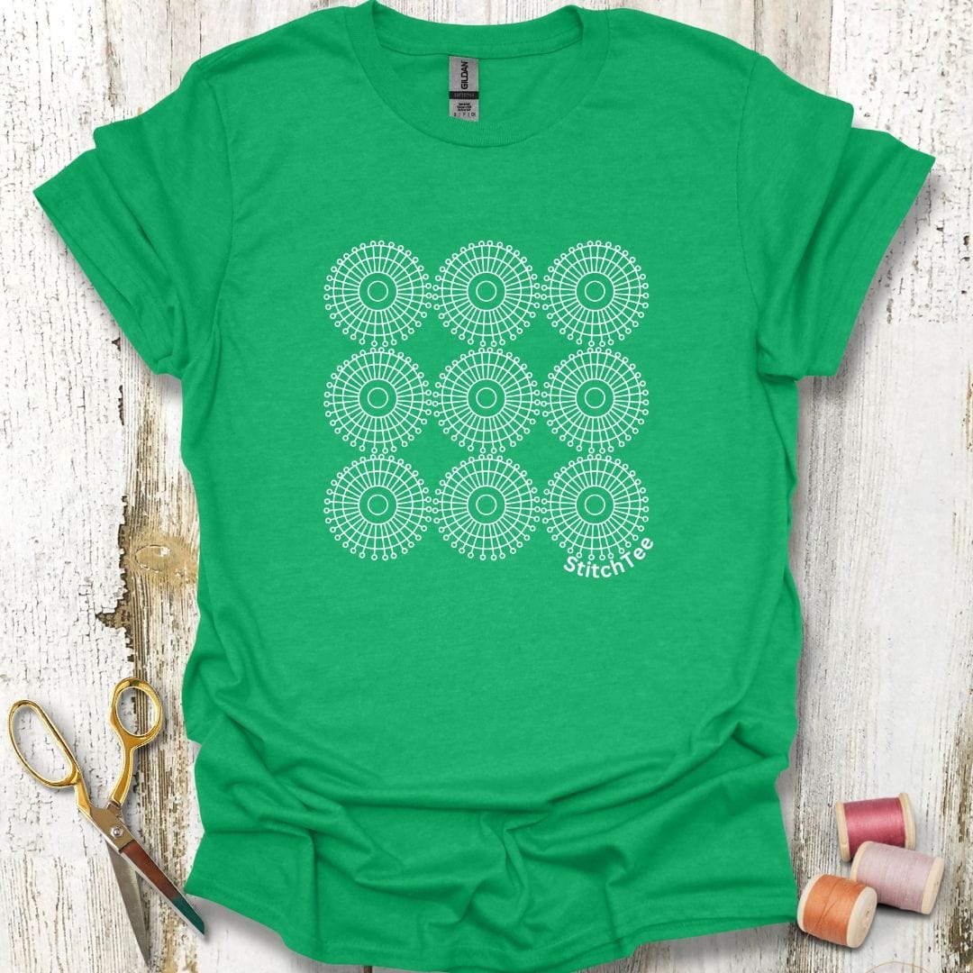 Sewing Pin Grid T-Shirt