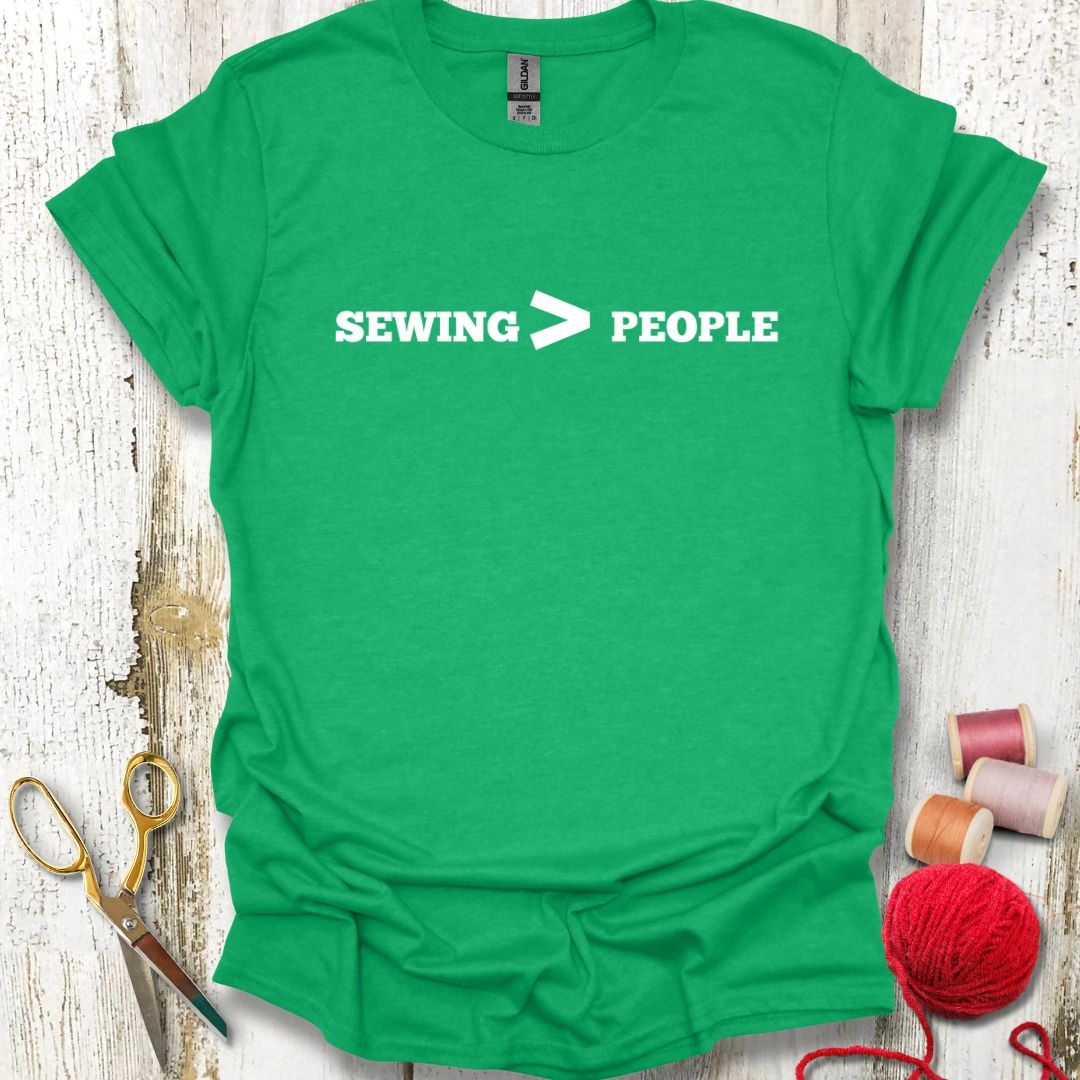 Funny Prefer Sewing T-Shirt