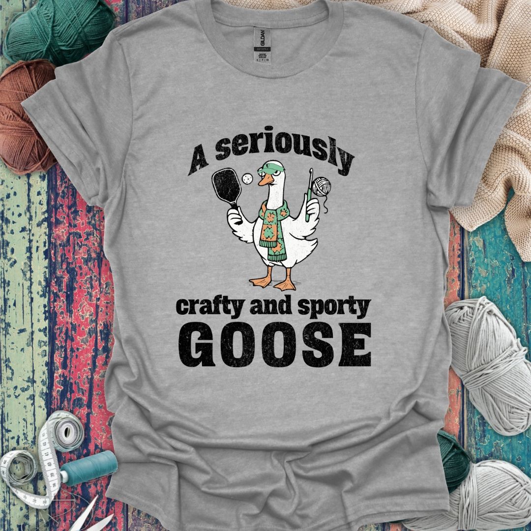 Crafty And Sporty Goose T-Shirt