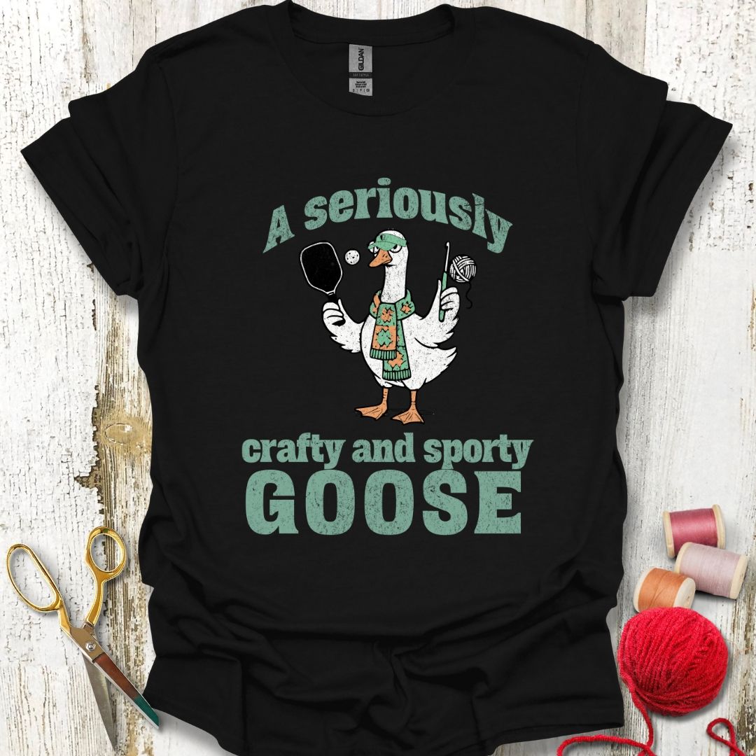 Crafty And Sporty Goose T-Shirt