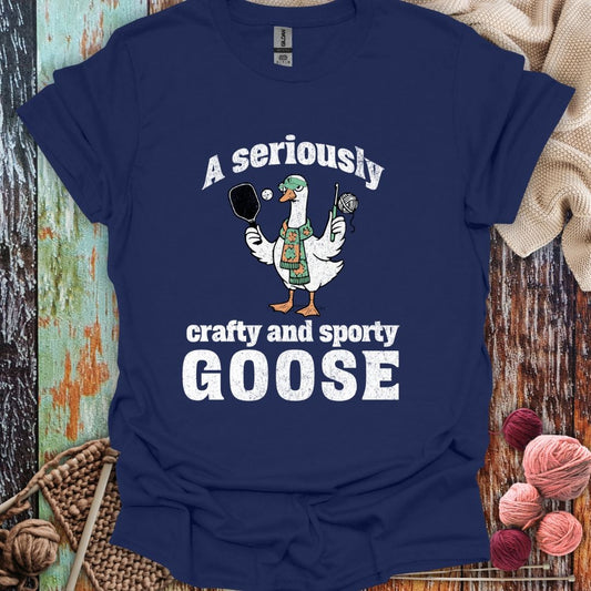 Crafty And Sporty Goose T-Shirt