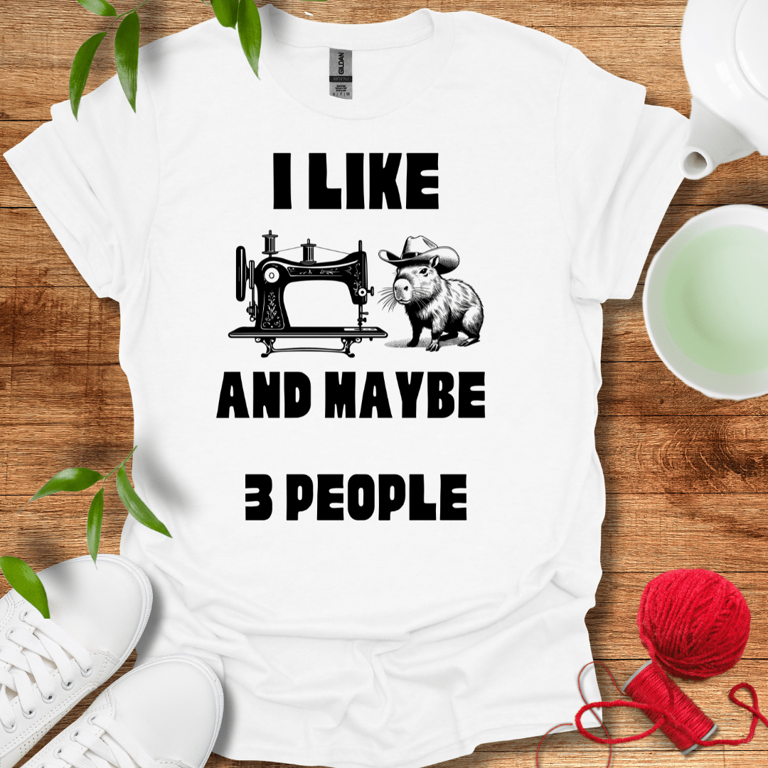 Sewing And Capybaras T-Shirt
