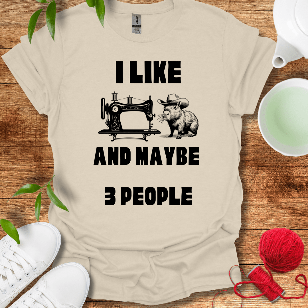 Sewing And Capybaras T-Shirt