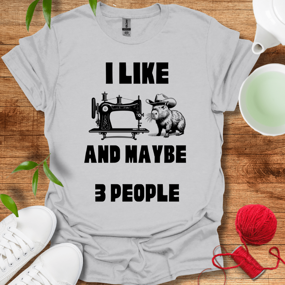 Sewing And Capybaras T-Shirt