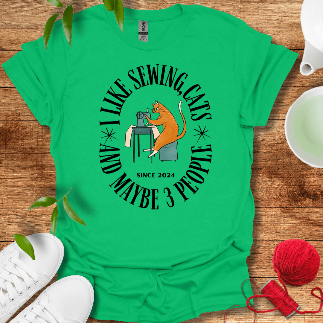 Sewing And Cats T-Shirt