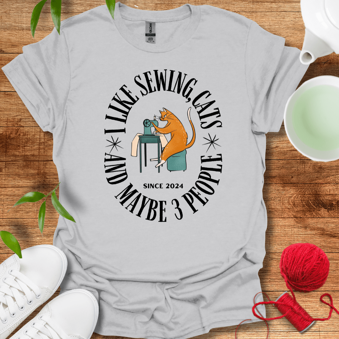 Sewing And Cats T-Shirt