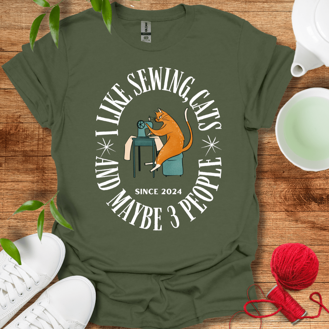 Cats And Sewing T-Shirt