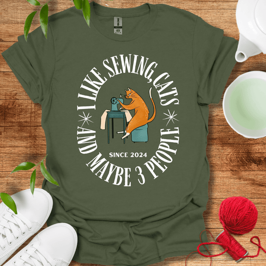Cats And Sewing T-Shirt