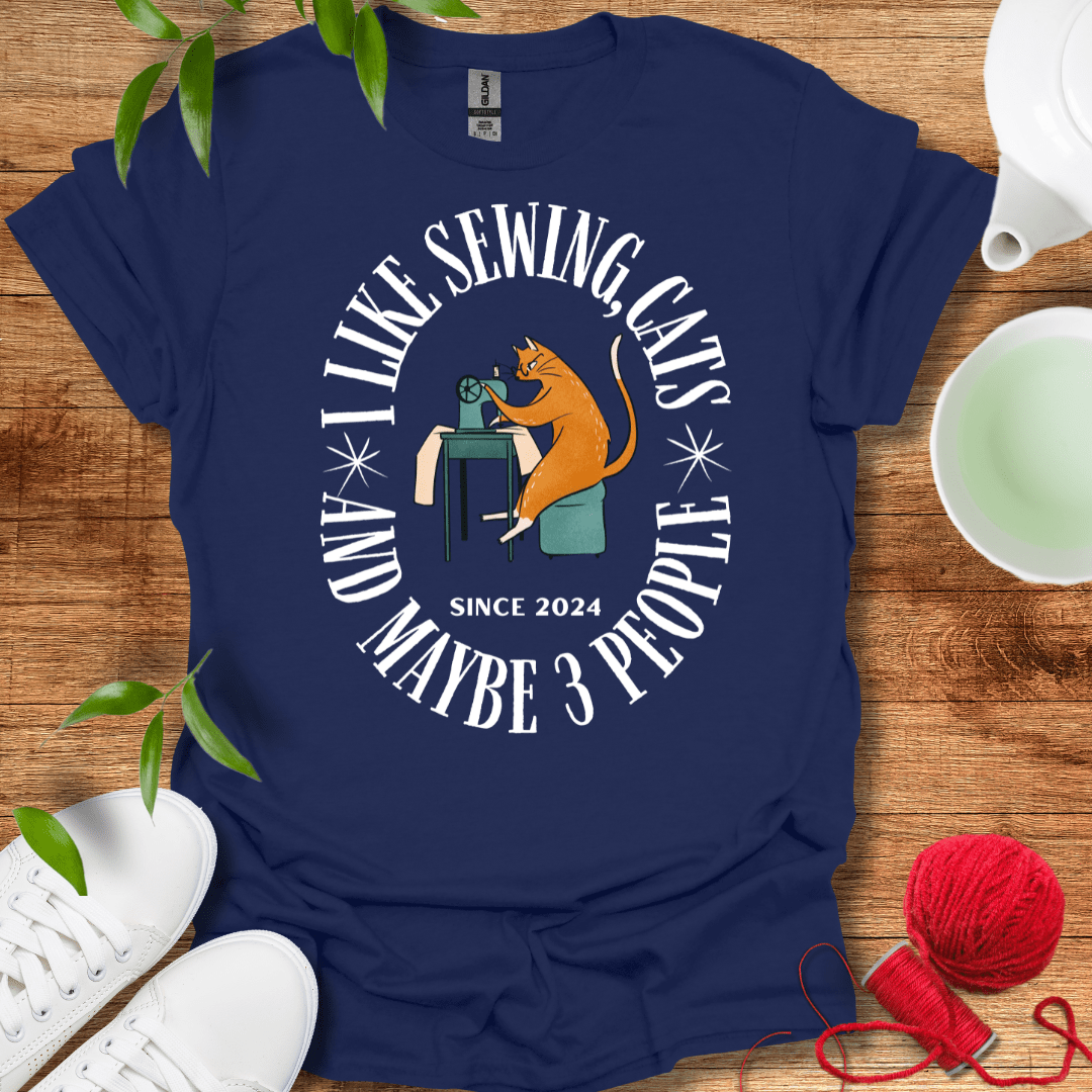 Cats And Sewing T-Shirt